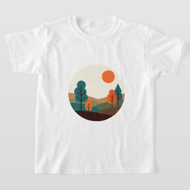 Minimalist landscape T-Shirt (Ablage )