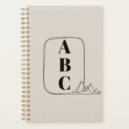 Minimalist Line Art Frame  Planer