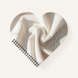 Minimalist Linen Weave | Natural Textured Fabric Notizbuch