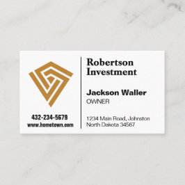 Minimalist Logo Calling Card for Any Business Visitenkarte