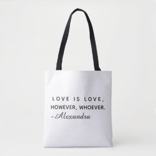 Minimalist Love is Love Benutzerdefinierter Name S