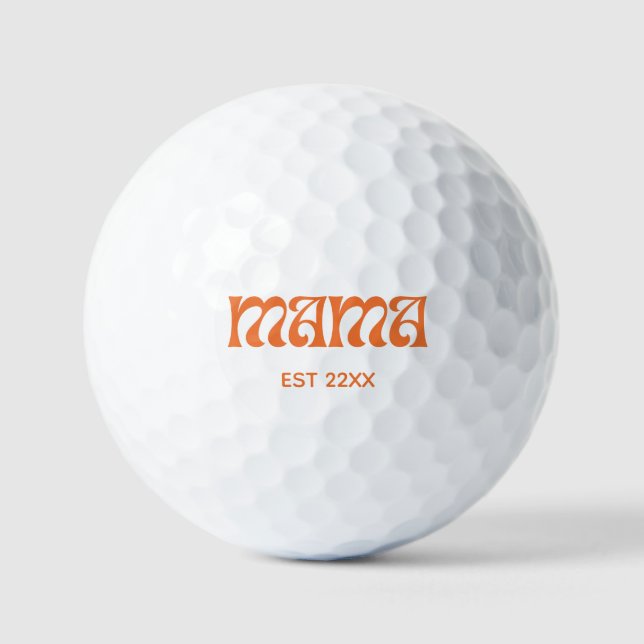 Minimalist Mama EST  Golfball (Vorderseite)