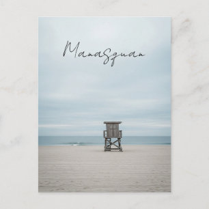 Minimalist Manasquan New Jersey Reise Postkarte