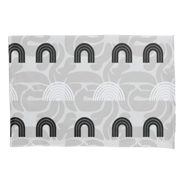 Minimalist Mixed Boho Arches Kissenbezug (Vorderseite)