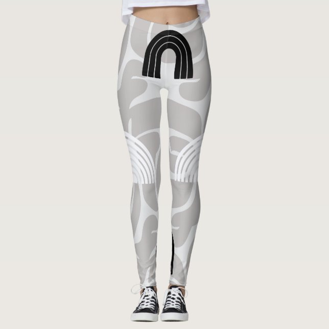 Minimalist Mixed Boho Arches Leggings (Vorderseite)