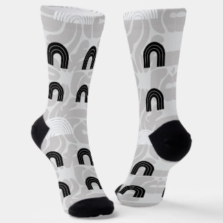 Minimalist Mixed Boho Arches Socken