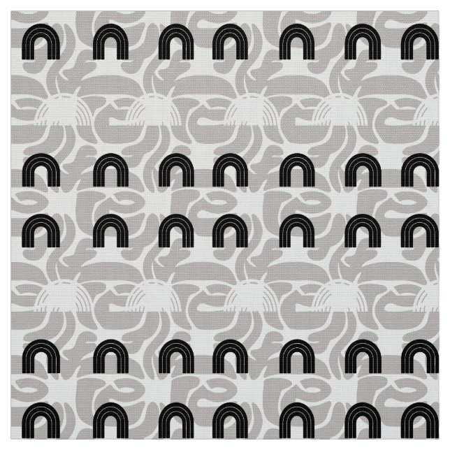 Minimalist Mixed Boho Arches Stoff (Muster)