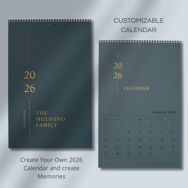 Minimalist Modern 2026 Wall Calendar Kalender (Von Creator hochgeladen)