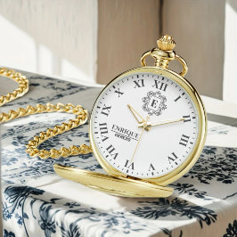 Minimalist Monogram Name Custom Engraved Keepsake Armbanduhr