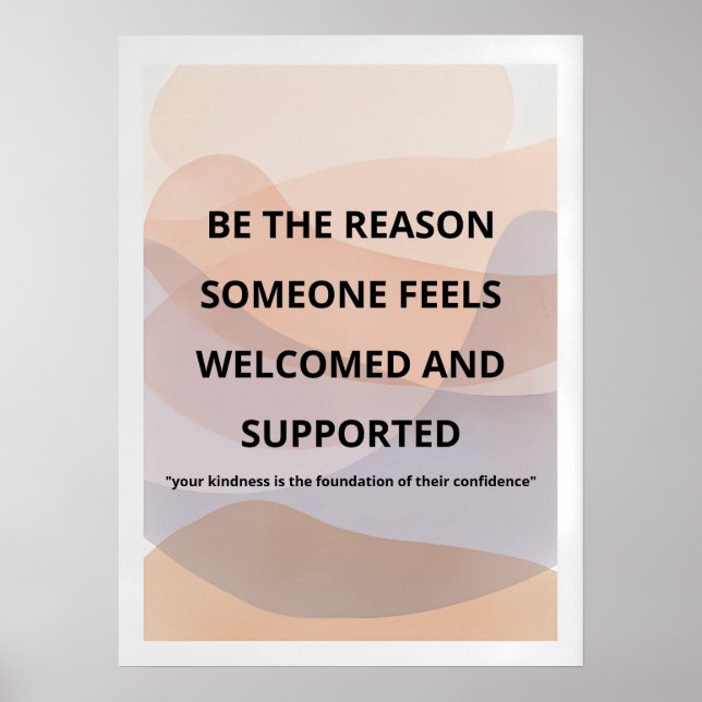 Minimalist Motivational Wall Art Print/Inspiration Poster (Vorne)