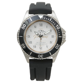 Minimalist Motivational Wrist Watch Armbanduhr