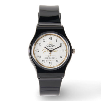 Minimalist Motivational Wrist Watch Armbanduhr