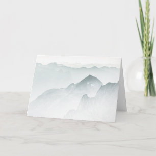 Minimalist Mountains Karte