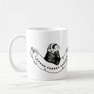 Minimalist mug for ferret enthusiasts kaffeetasse