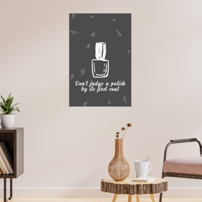 Minimalist Nail Salon Poster (Wohnzimmer 3)