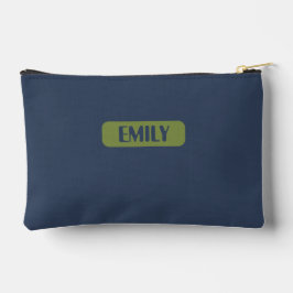 Minimalist Name Pencil Case Zubehörtasche