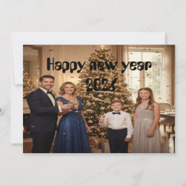 Minimalist New Year's Card: Sending Calm Feiertagskarte