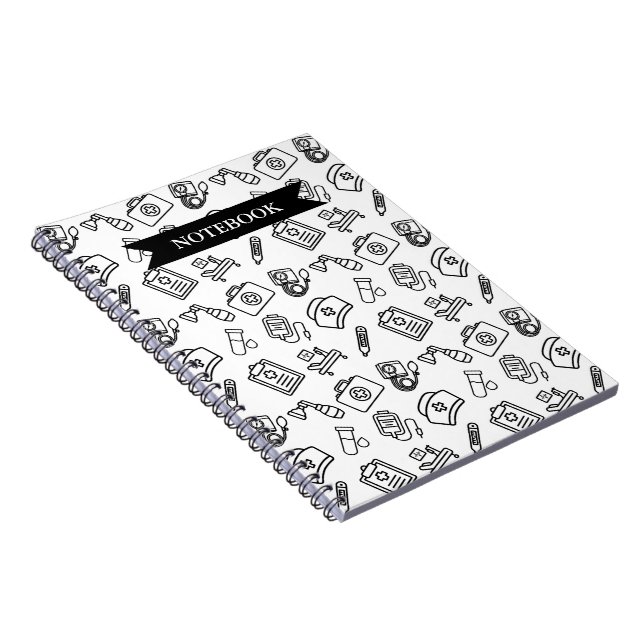 Minimalist Nursing Student Study Notebook Notizblock (Rechte Seite)