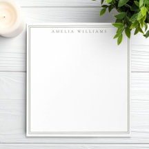 Minimalist Oliven Grün Monogramm Zwei Rahmen