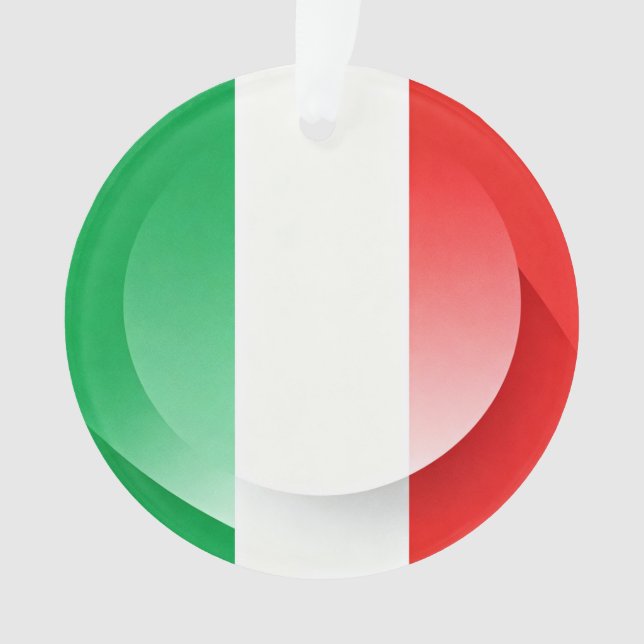 Minimalist Patriotic Ceramic Christmas Bauble Ornament (Vorderseite)