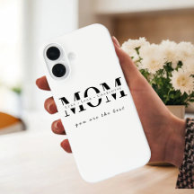Minimalist Personalized Mom Name Phone Case