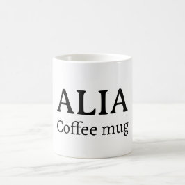 Minimalist Personalized Name Coffee Mug Kaffeetasse