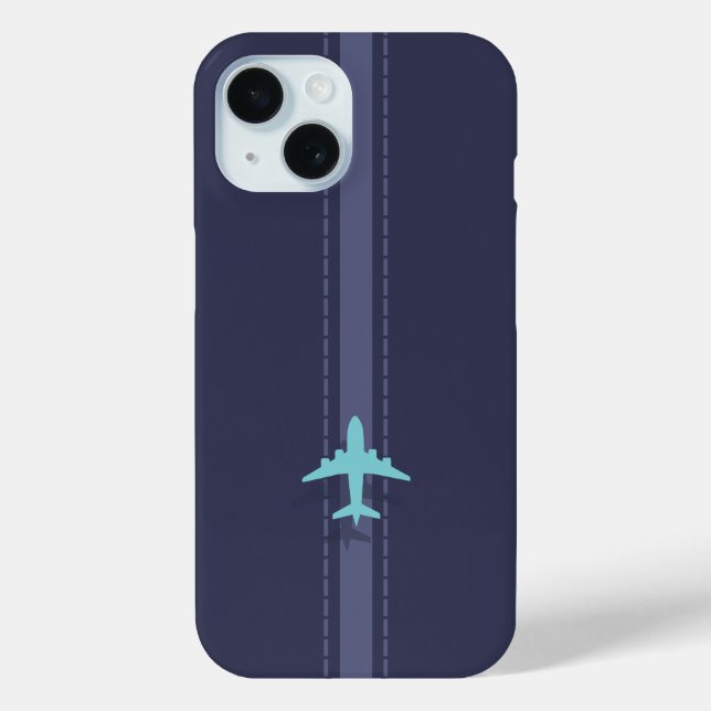 Minimalist plane Case-Mate iPhone hülle (Rückseite)