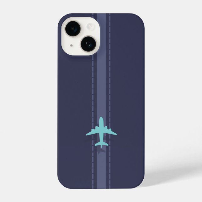 Minimalist plane themed iPhone hülle (Rückseite)