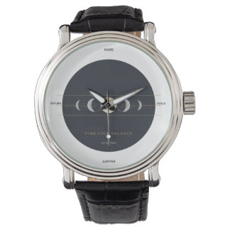 Minimalist Planetary Alignment Watch Armbanduhr
