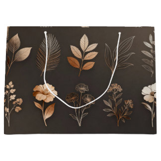 Minimalist Premium Shopping Bag Große Geschenktüte