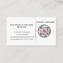 ​Minimalist Professional Business Card with QR Cod