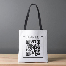 Minimalist QR Code Scan Me Business