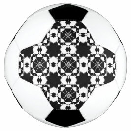 Minimalist retro check pattern – Monochrome design Fußball