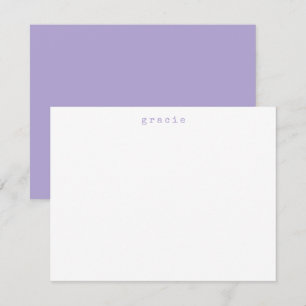 Minimalist Retro Schreibmaschine Benutzername Lave Mitteilungskarte
