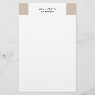 Minimalist Schlicht Modern Professionell Briefpapier