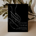 Minimalist Script Typography 50th Birthday Party Einladung<br><div class="desc">Celebrate your 50th birthday with these modern party invitations. Personalize your invitations with your party details and edit text,  fonts and colours.</div>