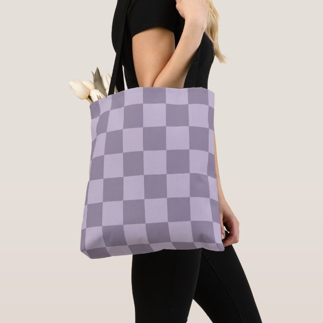 Minimalist Soft Lavender Checkerboard Pattern  (Von Nahem)