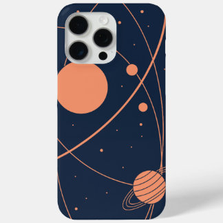 Minimalist Space Orbit iPhone 15 Pro Max Hülle
