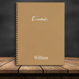 Minimalist Spiral Notebook – “Essentials” Notizbuch