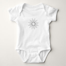 Minimalist Sun Baby Bodysuit - Süße Sonne Strampler