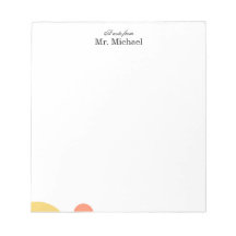 Minimalist Teacher Notepad