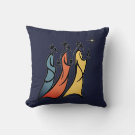 Minimalist Three Wise Men Kissen