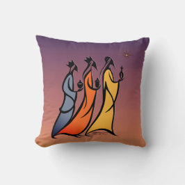 Minimalist Three Wise Men Kissen
