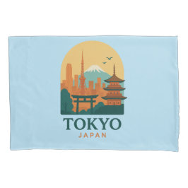 Minimalist Tokyo Japan Pillow Case – Modern Decor Kissenbezug