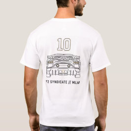 Minimalist V12 Syndicate Nr. 10 Blockcore T-Shirt