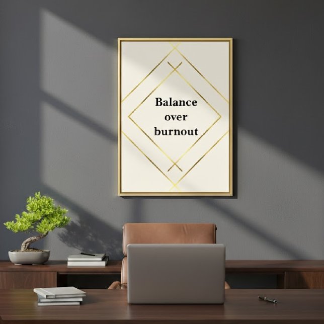 Minimalist Wall Art Neutral Office Print Wall Art Poster (Von Creator hochgeladen)