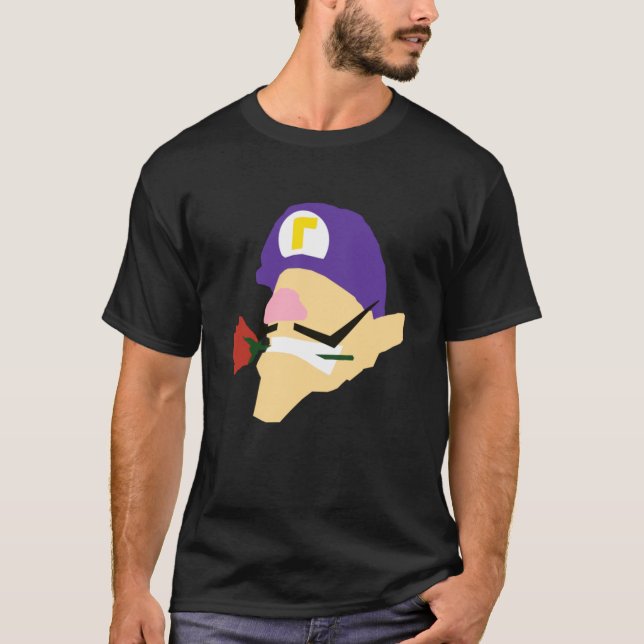 Minimalist Waluigi Classic T-Shirt (Vorderseite)