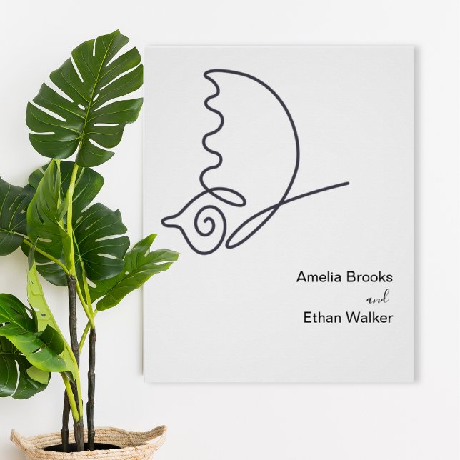 Minimalist Wedding Poster (Von Creator hochgeladen)