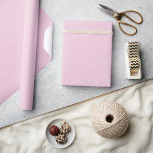 Minimalist weiches Leinen Rosa Farbe einfarbig sch Geschenkpapier