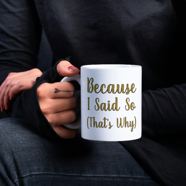 Minimalist, weil ich es sage  kaffeetasse (Von Creator hochgeladen)